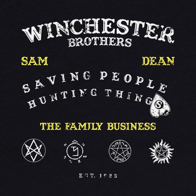 Winchester Brothers Ouija Board by wnchstrbros